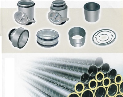 Spiral Ducts, fittings, cabin units